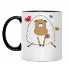 Кружка двухцветная