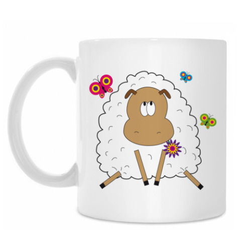 Кружка с принтом Sheep