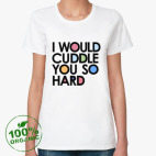 Женская футболка органик