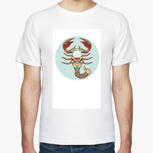 Футболка с принтом  Знак Зодиака Скорпион