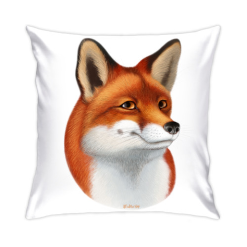 Подушка с принтом Лиса