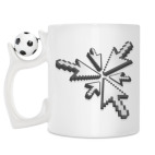 Кружка с футбольным мячиком