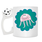 Кружка с футбольным мячиком
