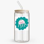 Банка с бамбуковой крышкой