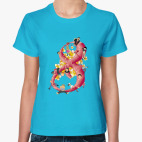 Классическая женская футболка 8 марта