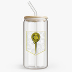 Банка с бамбуковой крышкой