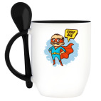 Кружка с ложкой