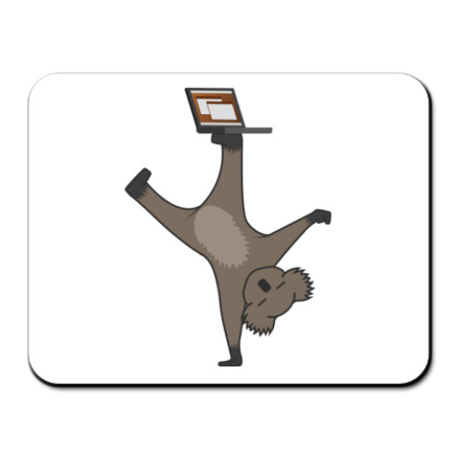 Коврик для мыши с принтом  Karmic Koala
