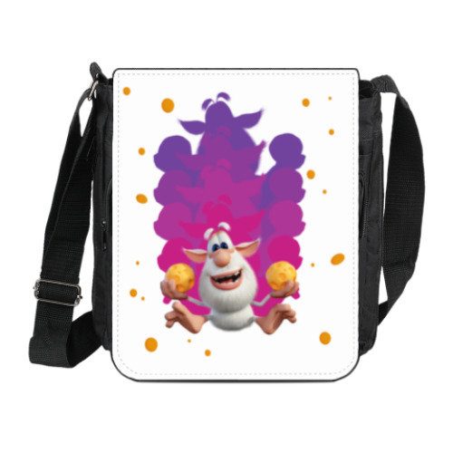 Сумка на плечо (мини-планшет) с принтом Скользящий Буба