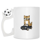 Кружка с футбольным мячиком