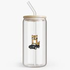 Банка с бамбуковой крышкой