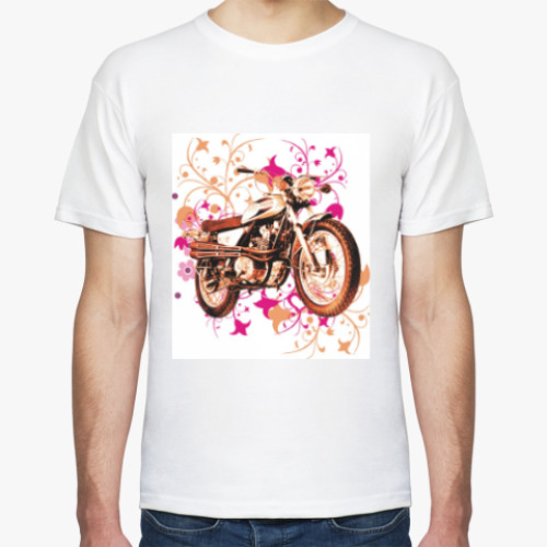Футболка с принтом Мото