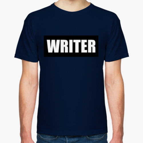 Футболка с принтом WRITER