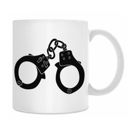 Кружка с принтом Наручники