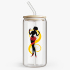 Банка с бамбуковой крышкой