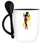 Кружка с ложкой