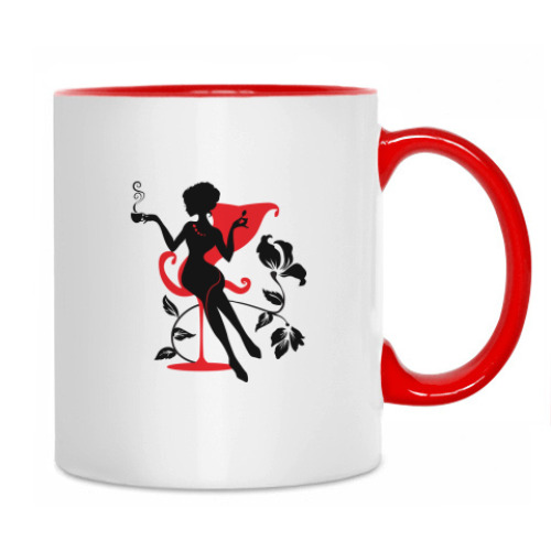 Кружка с принтом Силуэт