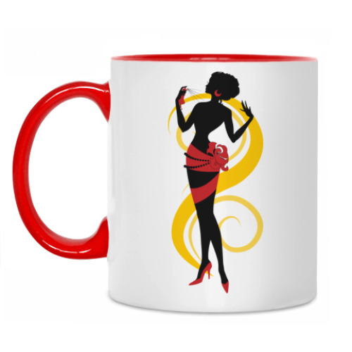 Кружка с принтом Силуэт