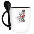 Кружка с ложкой