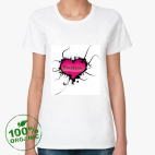 Женская футболка органик