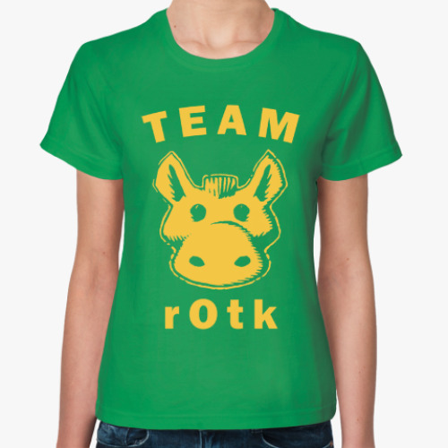 Женская футболка с принтом Team rotk dota 2