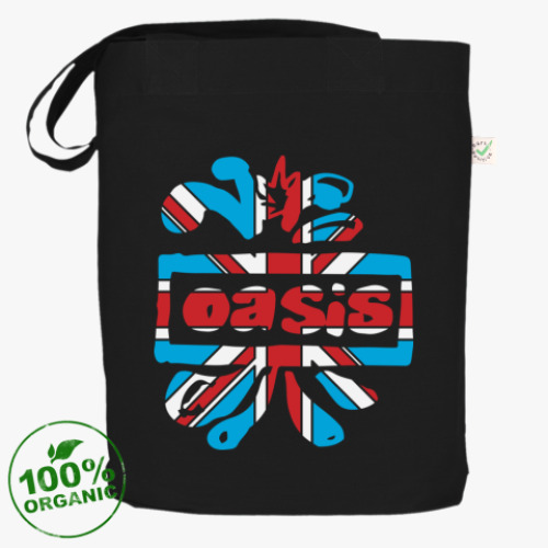Сумка шоппер с принтом Oasis