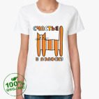 Женская футболка органик