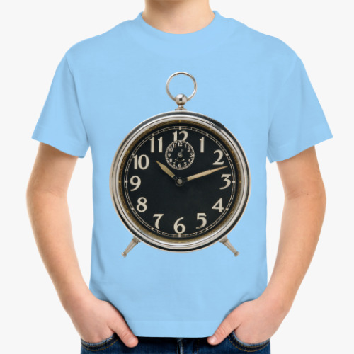 Детская футболка с принтом Циферблат