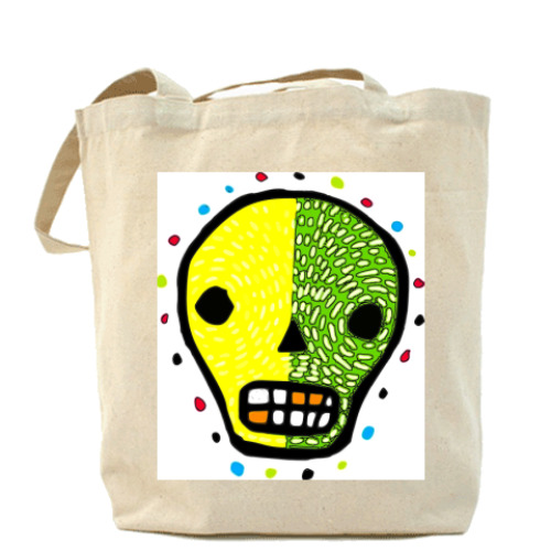Сумка шоппер с принтом  День Мертвых