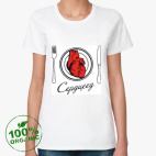 Женская футболка органик