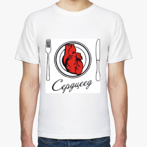 Футболка с принтом Сердцеед