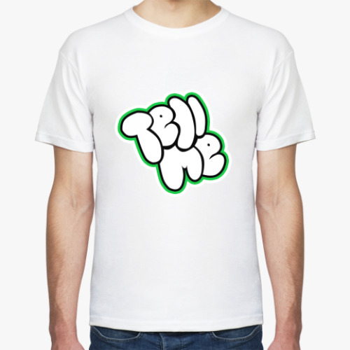 Футболка с принтом Tell Me