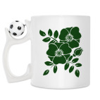 Кружка с футбольным мячиком