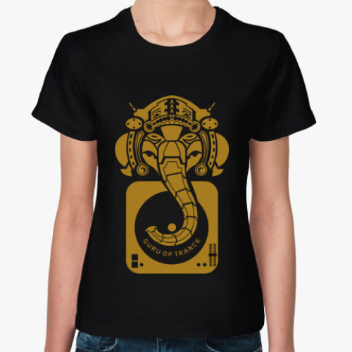 Женская футболка с принтом   Guru