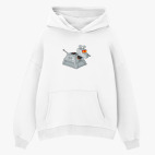 Толстовка худи оверсайз