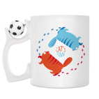 Кружка с футбольным мячиком