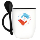 Кружка с ложкой