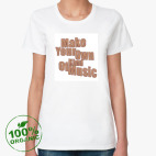 Женская футболка органик