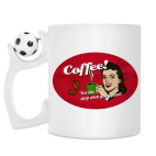 Кружка с футбольным мячиком