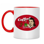 Двухцветная кружка Coffee