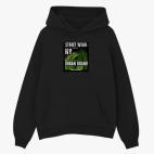 Толстовка худи оверсайз