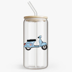 Банка с бамбуковой крышкой