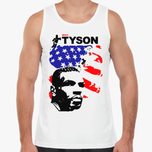 Майка с принтом Mike Tyson