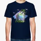 Птицы. Небо. Полет. Свобода. Простор. Березы.