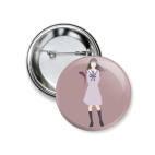 Значок 37 мм Noragami Бездомный Бог Хиёри Ики