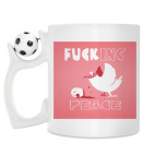 Кружка с футбольным мячиком