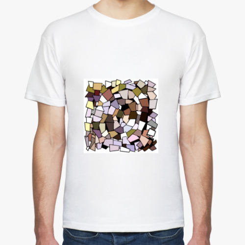 Футболка с принтом Мозаика