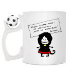Кружка с футбольным мячиком
