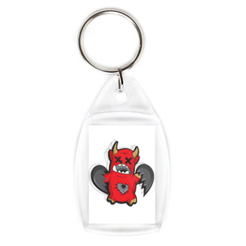 Брелок с принтом   Монстрик