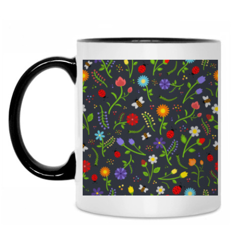 Кружка с принтом Летний луг/ Summer meadow